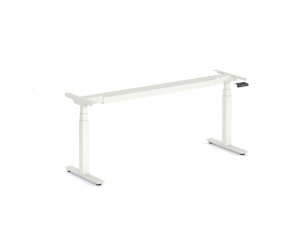 Enhance Height Adjustable Base in White