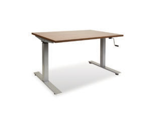 Crank Height Adjustable Sit Stand Table