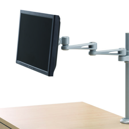 Single Monitor Arm with 17" Reach