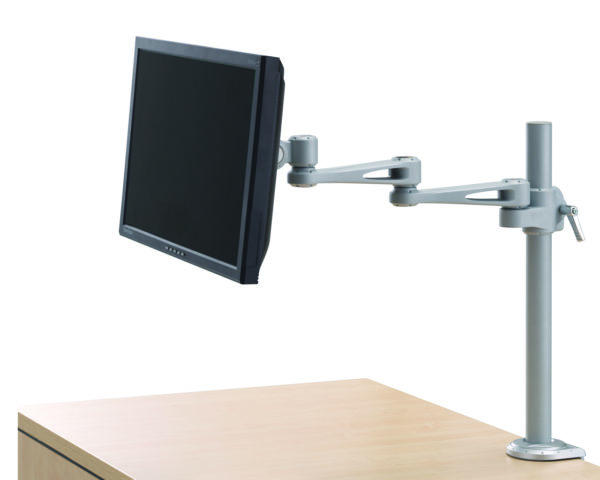 Single Monitor Arm with 17" Reach