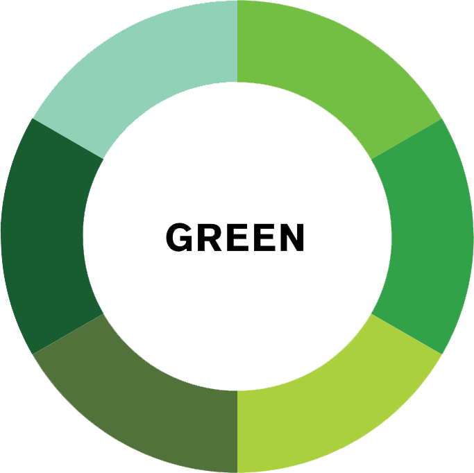 green colour wheel