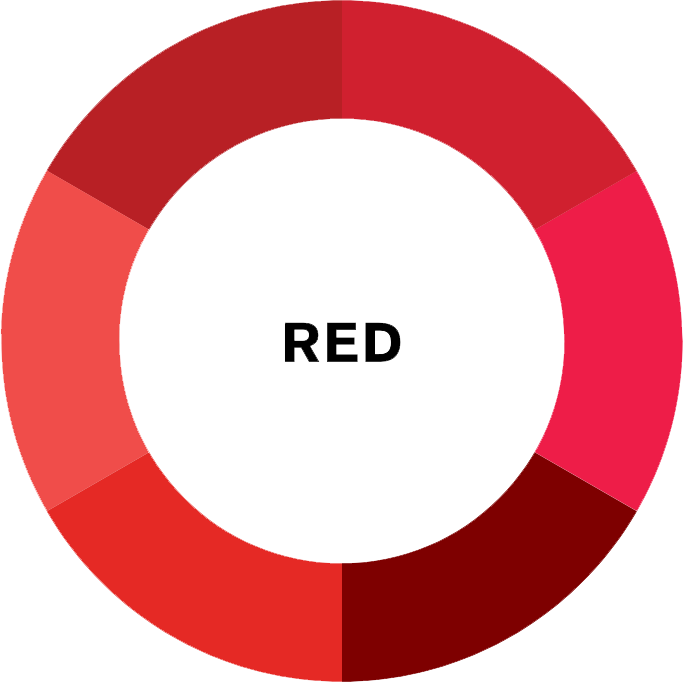red colour wheel