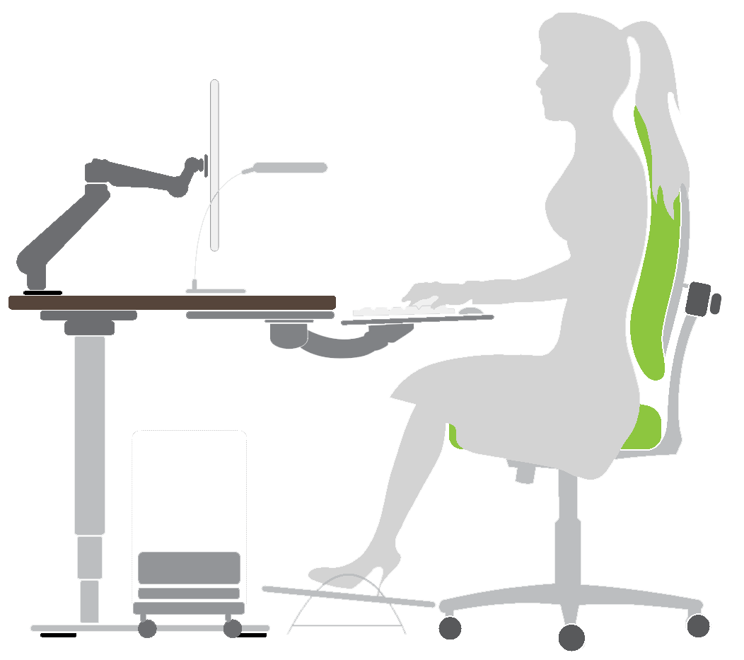 How to setup and ergonomic workstation
